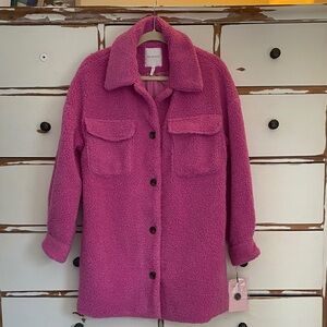 Avec Les Filles Pink Teddy Jacket CuTe 😊